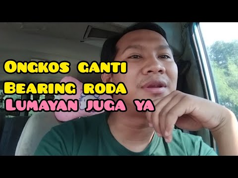 Biaya ganti bearing roda belakang.