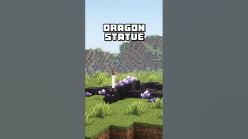 Simple Dragon Statue in Minecraft! 🐉