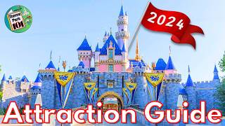 Disneyland ATTRACTION GUIDE - 2024 - All Rides \& Shows - Anaheim, California