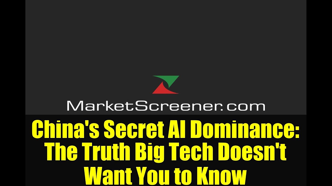 China's Secret AI Dominance The Truth Big Tech Doesn't Want You to
