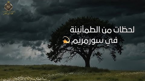 سورة مريم | تلاوة تهز القلب وتبعث الطمأنينة والسكينة