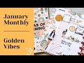 PLAN WITH ME | JANUARY 2022 MONTHLY  | Happy Planner Classic