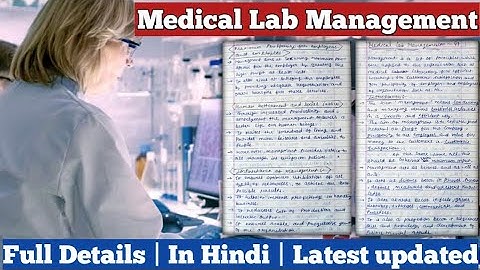 Medical Lab Management | Principle of Management | Medical Lab Management in Histopathology