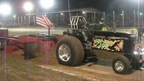 Greg Lamb JD4455 Tractor Pull 7/13/2012
