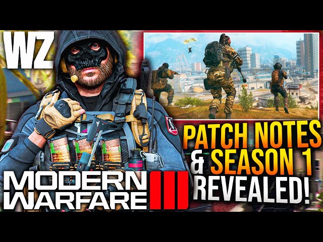 Call of Duty: Modern Warfare III Season 1 Patch Notes