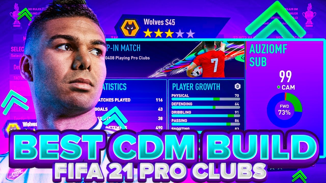 BEST CDM BUILD    FIFA 21 Pro Clubs