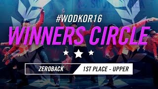 ZEROBACK | 1st Place – Upper Division | World of Dance South Korea Qualifier 2016 | #WODKOR16