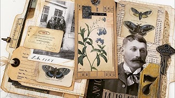 Mini File Folder Album | Tim Holtz idea-ology 2022 | Flip Through