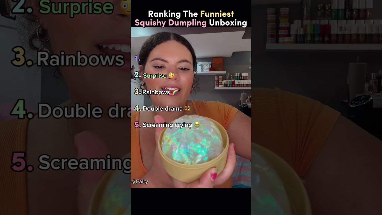 Ranking The Funniest Squishy Dumpling Unboxing moments 🥟😱
