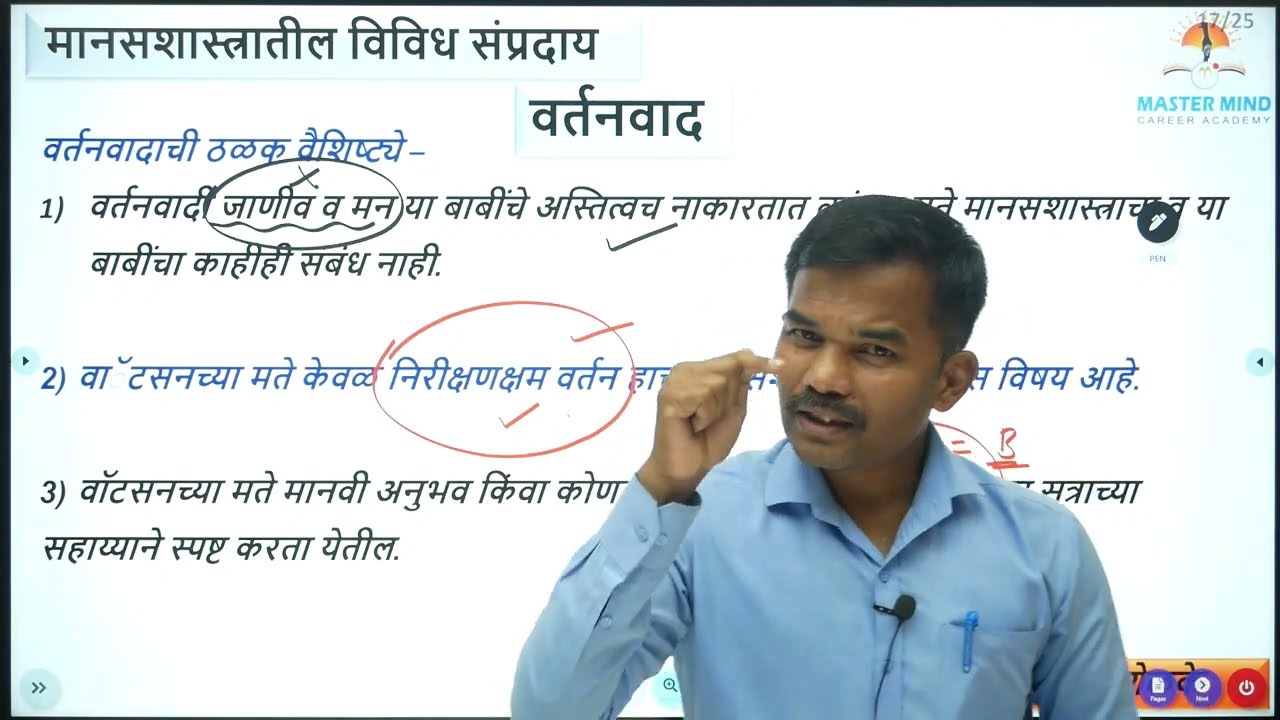 वर्तनवाद संप्रदाय Behaviourism | मानसशास्त्रातील विविध संप्रदाय | बालमानसशास्त्र व अध्यापन शास्त्र