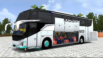 TERBARU❗BUSSID KODENAME JB5 JETBUS 5 RASHMERRY UPDATE $ FULL ACC AKSESORIS ANIMASI STROBO MATA GERAK