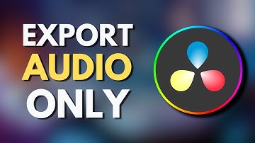 How To Export Audio Only in Davinci Resolve 18 | Extract Audio Only from a Video | Tutorial