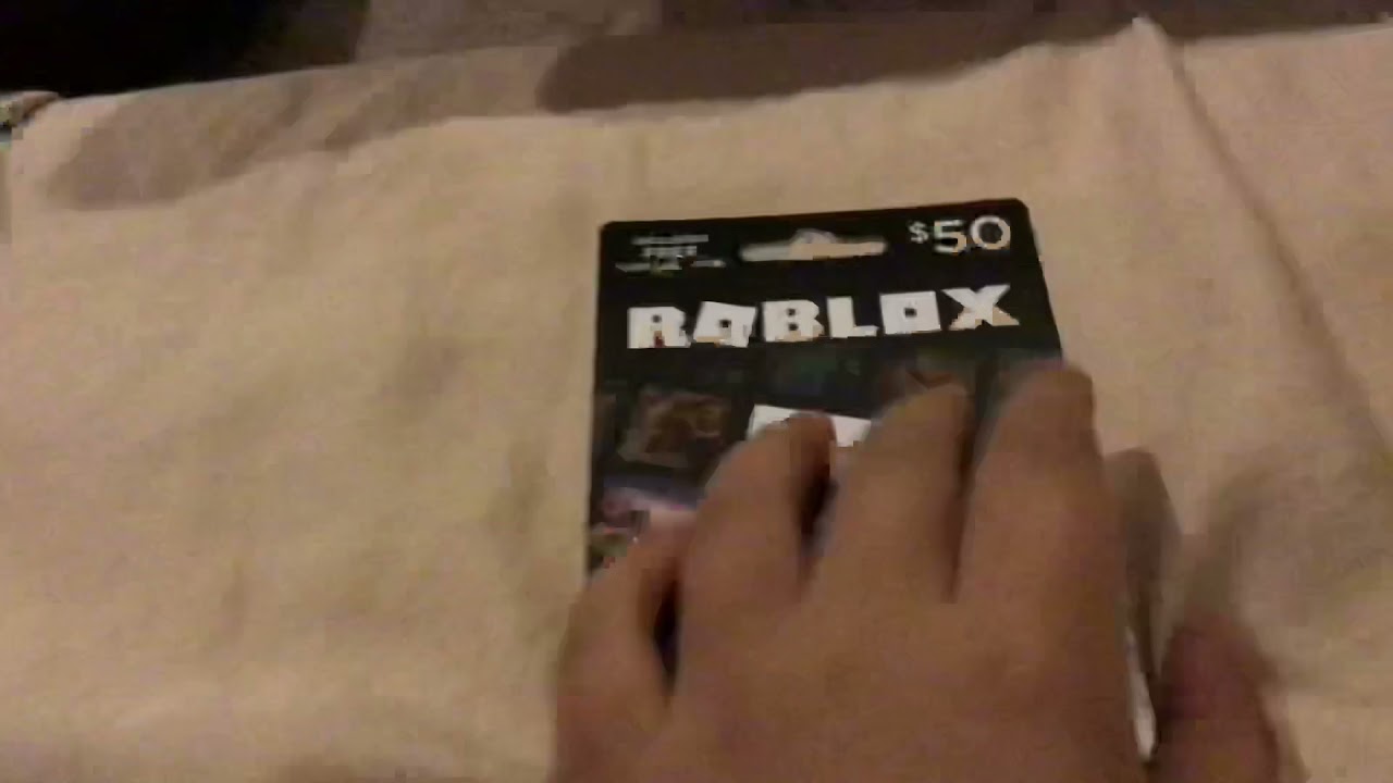 How to redeem a roblox gift card ($50) 