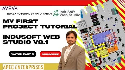 Indusoft web studio 8.1 Tutorial | My First Project Part 5