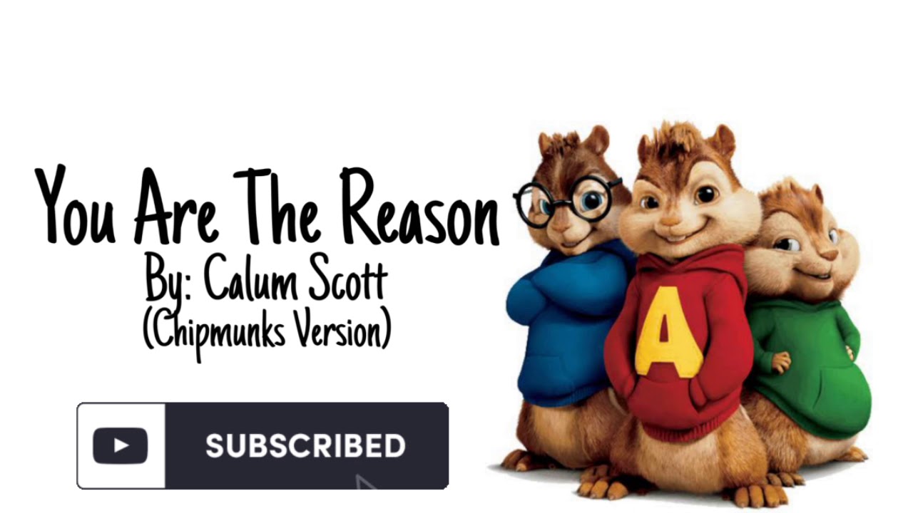 Calum Scott- You Are The Reason (Chipmunks Version)