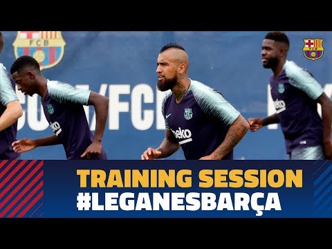 Recovery workout after the league match against Girona