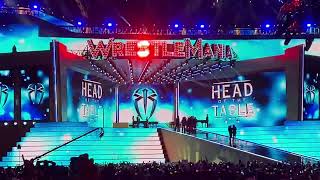 Cody Rhodes￼ entrance and Roman reigns entrance￼ #wwe #wrestlemania39 #romanreigns #codyrhodes