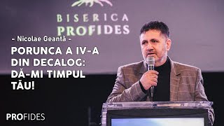 Dă-mi timpul tău! | Nicolae Geantă