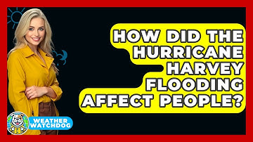 How Did The Hurricane Harvey Flooding Affect People? - Weather Watchdog