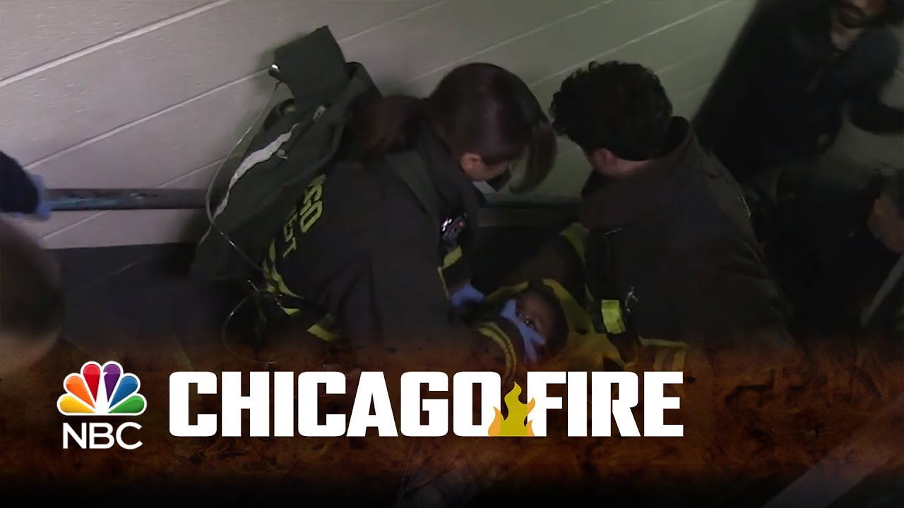 Chicago Fire Behind the Scenes at the Trash Chute Rescue (Digital