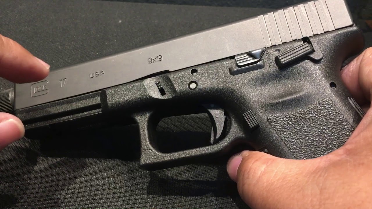 GLOCK 17 Manual Safety - YouTube