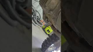 oil change on the klx(voice is different cause i was sick#oilchange #klx110 #tutorial #fyp #kawasaki