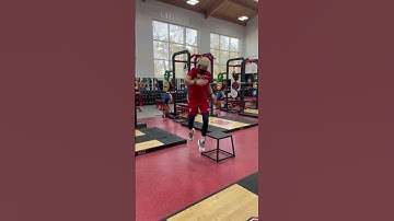 Drop Jump Split Stance & Stick