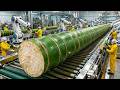 Dentro de la fábrica de palma de areca: cómo se fabrican impresionantes paneles de pared premium