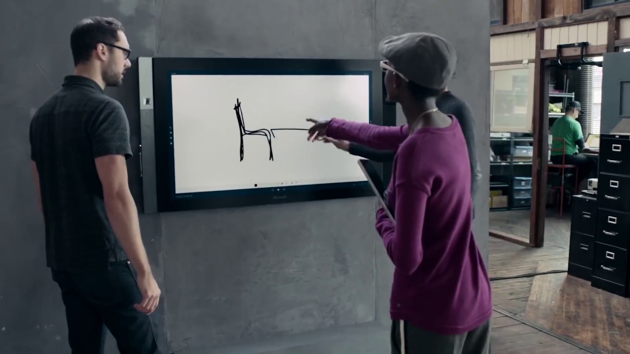 Microsoft Surface Hub Unlock the power of the group - YouTube