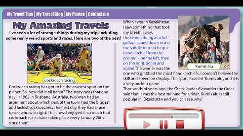 My Amazing Travels (Text)