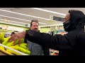 Shoplifting Suspect Throws Bananas at Man Filming