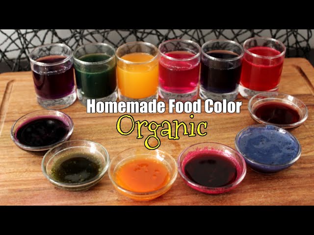 How to Make Natural Food Coloring From Ingredients in Your Kitchen – August  Natural