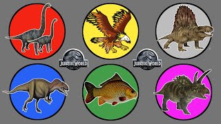 Dinosaurus Jurassic World Dominion : T-rex, Triceratops, Siren Head, Crocodile, Iguana dan Ikan Emas by HUNTING BOSKUH 3,879 views 2 weeks ago 11 minutes, 42 seconds