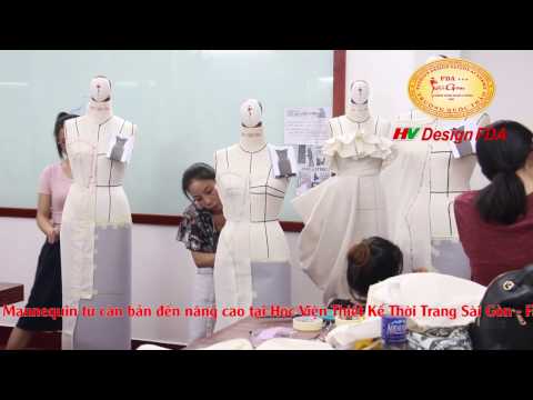 Dạy draping thời trang - Kỹ thuật rập 3D trên manocanh không cần công thức