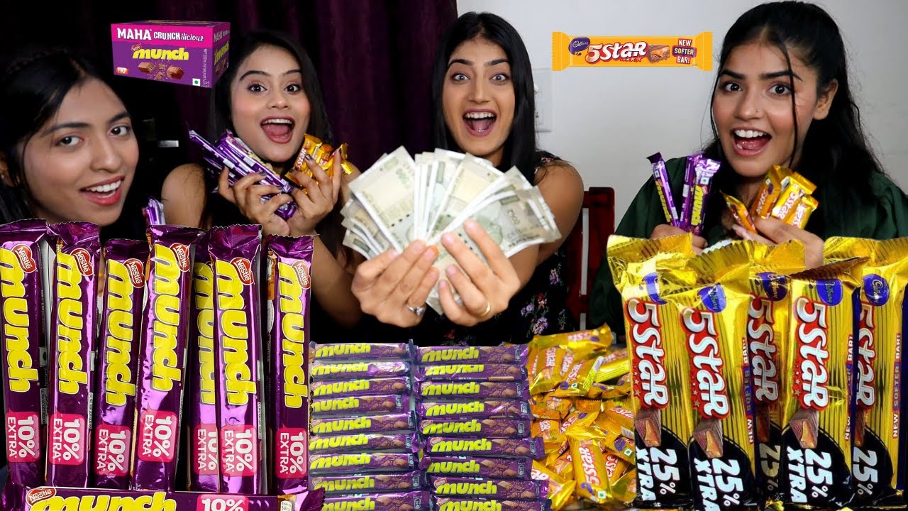 Unlimited Munch, 5 Star Chocolate Challenge||Winner Will Get Cash||