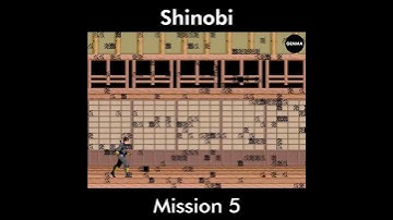 Shinobi 1987 – Mission 5 || Arcade Game by Sega