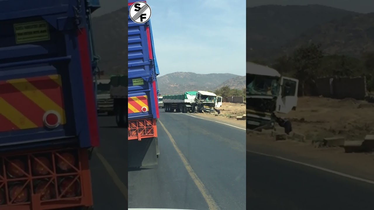 what did this semi hit 