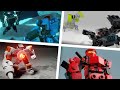 [LEGO Mini Robot Film] LEGO Transformers and Combiners Mech MOC animation compilation 10