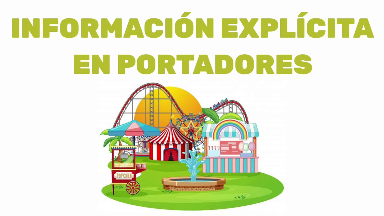 Información en portadores - YouTube