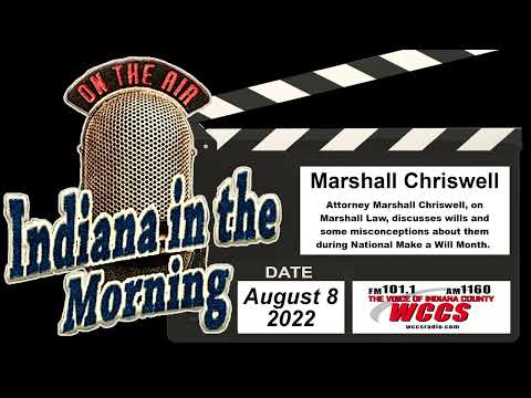 Indiana In the Morning Interview: Marshall Chriswell (8-8-22)