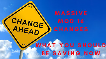 Some Key MASSIVE Changes In Mod 16 & What You Should Be Holding On To Now