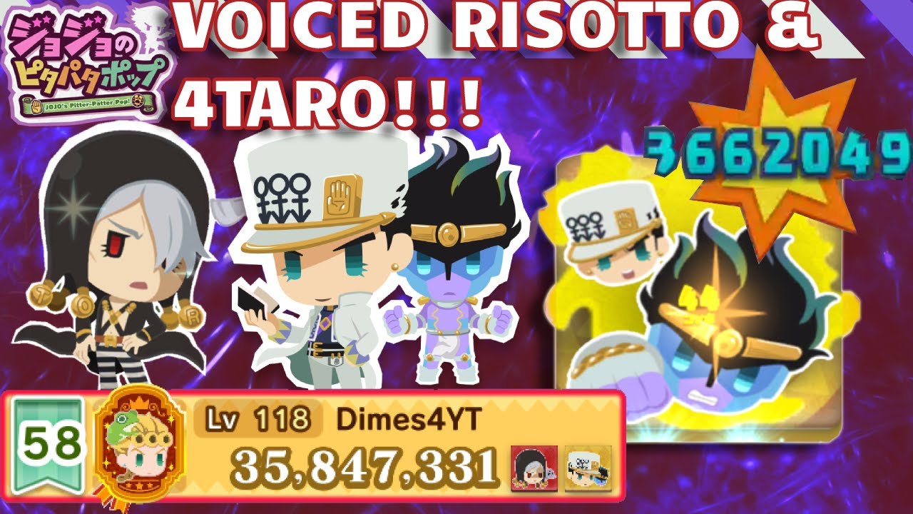 VOICED RISOTTO / VOICED 4TARO SCORE ATTACK! Jojo's Bizarre Adventure