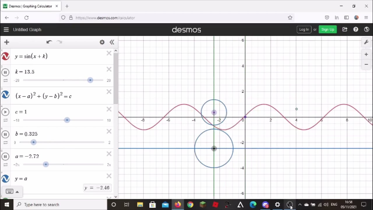 I Was Bored And Started Messing With Desmos 1 EQUATIONS IN THE 