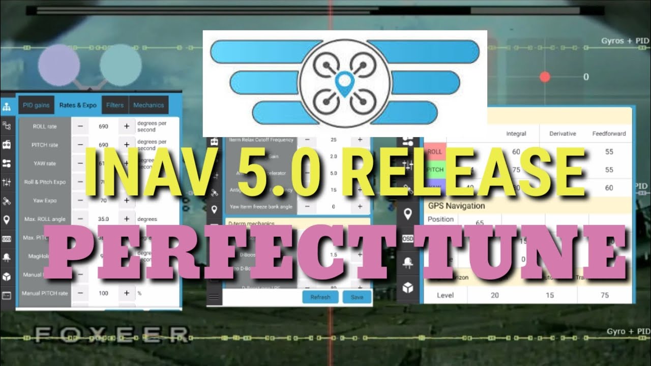 INAV 5.0 RELEASE VERSION - THE PERFECT SETUP 1080p (DVR RASA CINEMATIK)