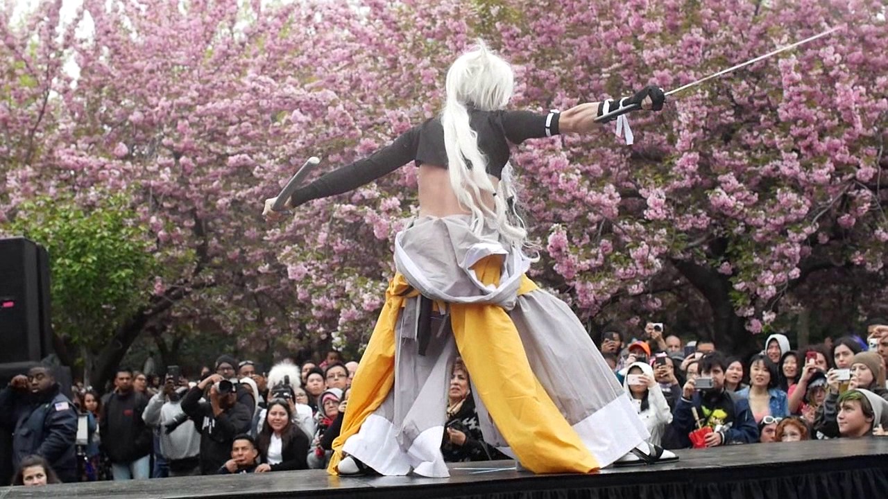 The Sakura Matsuri Cosplay Fashion Show is part of Brooklyn Botanic Garden ...