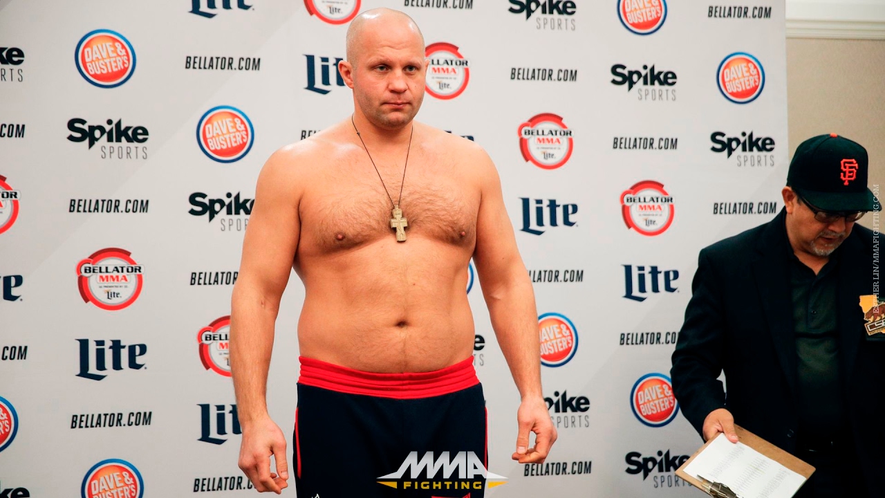 Bellator 172 Weigh Ins Fedor Emelianenko Makes Weight