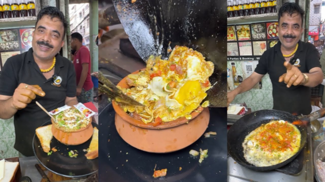 Afeem Wali Handi at Sikandar Omelette in Delhi😍 | Indian Street Food 