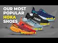 Our most popular hoka shoes of run moore   mach 5 arahi 6 bondi 8  the speedgoat 5