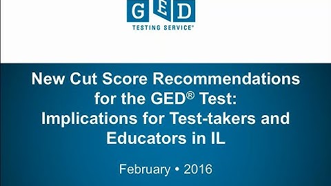GED Testing Program in Illinois: A Closer Look at the Scoring Enhancements