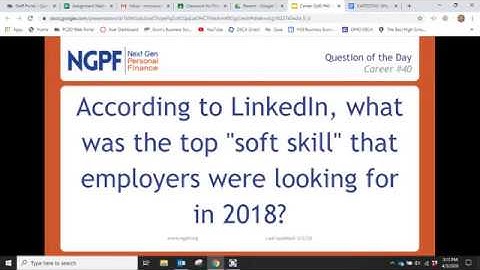 Finance Video Lesson - Soft Skills